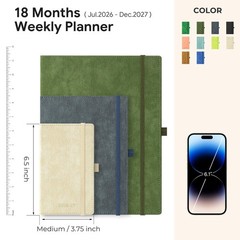 2026-2027 Weekly and Monthly Planner (July 2026–December 2027), 6.5″x3.75″