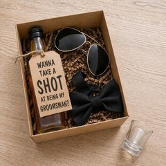 Groomsmen Proposal Gift Hang Tags Set of 10 | 8 Will You Be My Groomsman + 2 …