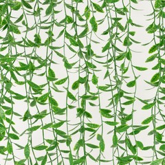 10 GREEN Artificial Ivy Greenery Garland Hanging Vines with Stems Party Events