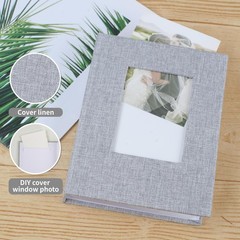 vivinin 2 Pack Photo Album 4×6, Linen Cover Photo Book, Small Photo Album Book f