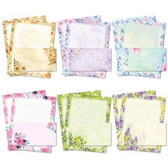 Stationary Writing Paper with Envelopes – Flora Stationery Set Clear