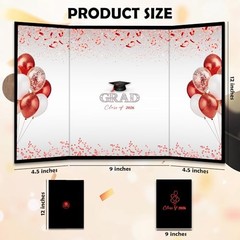 2026 Graduation Guest Book – Red Balloon 18×12 – Class 2026