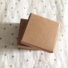 200x Kraft Paper Favour Boxes Party Baby Shower Gift Product Packing 7.5×7.5x3cm
