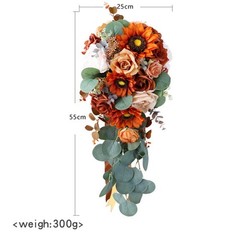 Artificial Waterfall Bridal Bouquet Wedding Decoration Simulated Photography