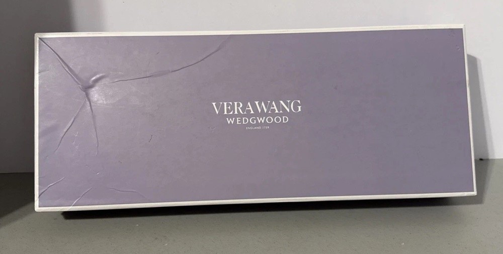 VERA WANG WEDGWOOD WITH LOVE CAKE KNIFE & SERVER 2 PIECE BOX SET