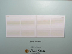 NEW Punch Studio GUEST BOOK 100 Lined Pages with Gold Pen Party Event SEALED BOX
