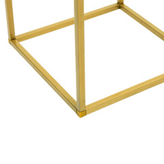 10x Golden Metal Flower Stand 23.6″ Tall Wedding Decor Frame Table Centerpiece