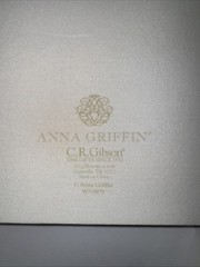 Vintage cloth cover Anna Griffin guestbook Romantic Wedding Classy