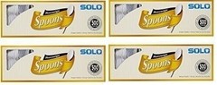 Solo White Heavyweight Spoons, 500 Count (4 Pack)