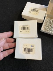 Corsage Pins Vtg. 4 box Wedding Boutique Pins Faux Pearl NOS
