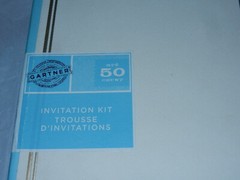new Gartner studios 50 Count Gold Heart Invitation Kit kits counts hearts 65679