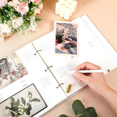 50Th Birthday Guest Set Memory DIY Photo Album with Writing Message 4X6 Inch Ph