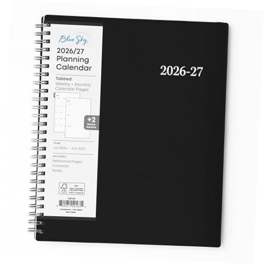 2026-2027 Weekly and Monthly Academic Year 7″ x 9″ Enterprise- 2026/2027