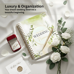Wedding Planner & Organizer Book, Undated Guides & Tips Gift for Engaged Couples