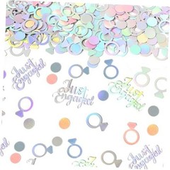 230PC Just Engaged Confetti for Engagement Style 2:Just engaged ring confetti