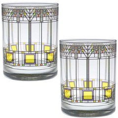 Culver Frank Lloyd Wright DOF Double Old Fashioned 14 Ounces, Tree of Life