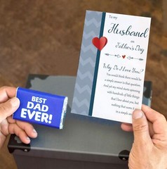 Fathers Day Card for Husband, Funny Fathers Day Card Gifts from Wife, Romanti…