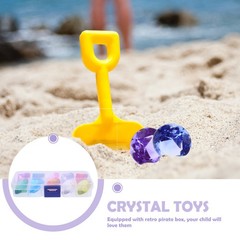 10Pcs Reusable Acrylic Gems Toy for Kids Colorful DIY Jewelry Making Accessories