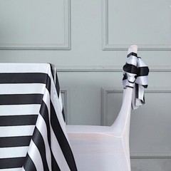 5 pcs Satin Stripe Chair Sashes Party Wedding Dinner Event Decorations Supplies