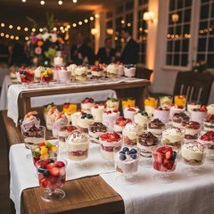 2 oz Mini Plastic Dessert Cups with Spoons – 120 Pack – Plastic Dessert Cups