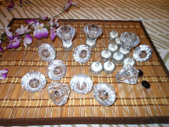 12 Pc ~ ACRYLIC DIAMOND LED COLOR CHANGING LIGHTS , TABLE PARTY DECOR