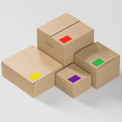 420 Pack Colored Labels Stickers, 3 x 2 inches, 14 Colors, Large Adhesive Home M