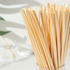 100 Natural 9″ Wheat Sustainable Drinking Straws Party Events Home Decorations