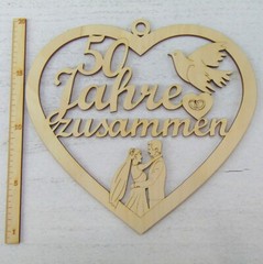 Jubiläum 50 Jahre zusammen Personalisiert mit Wunschnamen Hochzeitstag Eheringe