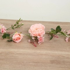 BLUSH 6 ft Artificial Rose Peony Flower Garland Wedding Party Event Decorations