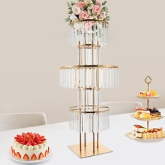 5 Tiers Round Flower Stand for Wedding Wedding Centerpieces Flower Stand