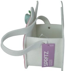 Spritz Felt Unicorn Easter/Flower Girl Basket – Glitter Horn – 1‑PK