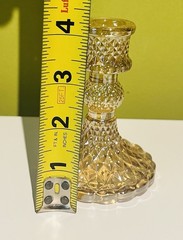 Set Of 12 Reversible Gold Glass Candle Holder Taper Votive Wedding Decor