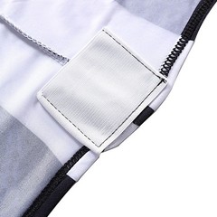 Black White Striped Fitted Premium Spandex Folding Chair Cover Party Decorations