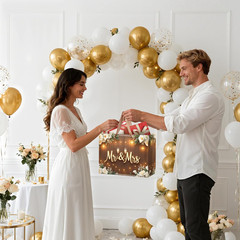 Wedding Gift Bags Mr and Mrs Engagement Gift Bags Elegant Bridal Shower Gifts Ba