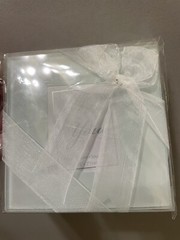 Kate Aspen Forever Glass Photo Coasters (Set Of 2) NIB 4” X 4” Picture Coaster