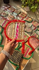 Colorful handfans set of 20 wedding favors Sangeet Mehndi Haldi Dholki ceremony