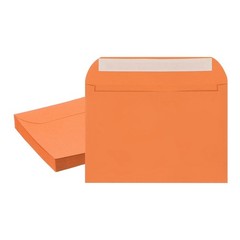 20Pcs Self Sealing Envelopes 7.8×5.5 Inch for Invitations A7 Orange