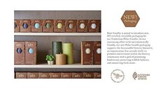 Root Candles Unscented Pillar Candles Beeswax Enhanced Textured Timberline