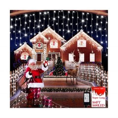 1600 LED 164FT Outdoor Christmas Lights Plug in 8 Modes with Timer Dimmable C…