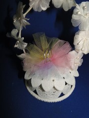 New Vintage Wilton Petite Pastel Colors Wedding CakeTop, 106-2000