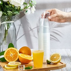 500 Pack Clear Plastic Cups, Small Disposable Drinking Cups, Clear 5 oz