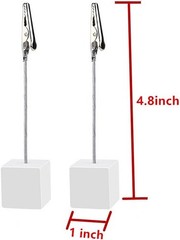 10pcs Table Number Holder Name Place Card Holder Memo Clip Holder Stand Note