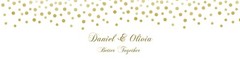 Gold Confetti Falling On White Background Wedding Birthday Water Bottle Labels