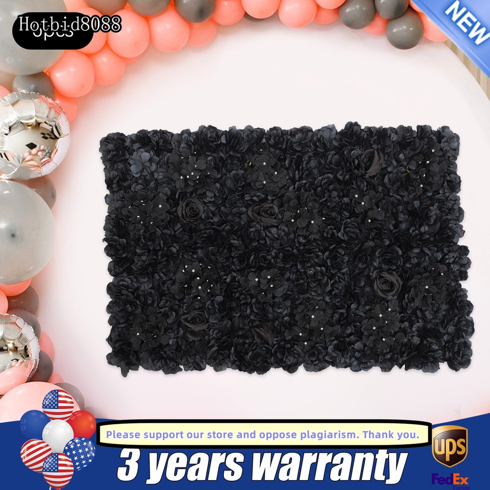 6Pcs Artificial Flower Wall Panels Backdrop Bouquet Wedding Party Background