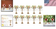 Modern 10-Piece Crystal Stand for Wedding Centerpieces