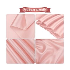 fani 60 PCS Satin Chair Sashes Bows Universal Chair Cover for Wedding Recepti…