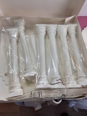 Wilton Vintage 8 Piece Roman Column Separator Set Open Box Never Used # 301-1981