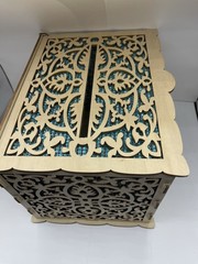 Wooden Wedding Card Box W Lock Option DIY Money Gift Box For Any Occasion