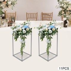11pcs Wedding Flower Stands Flower Holder Rectangular For Wedding Decorations