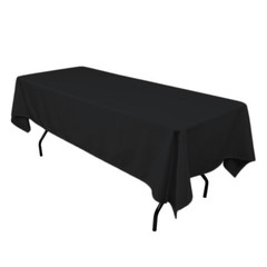 6 pack 60″×102″ Seamless 100% Polyester rectangular Tablecloth 25 COLOR Catering